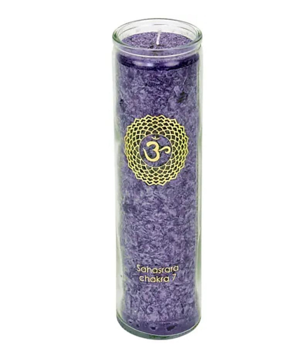 Aromatic Candle Stearin 7th Chakra - (100 Hours)