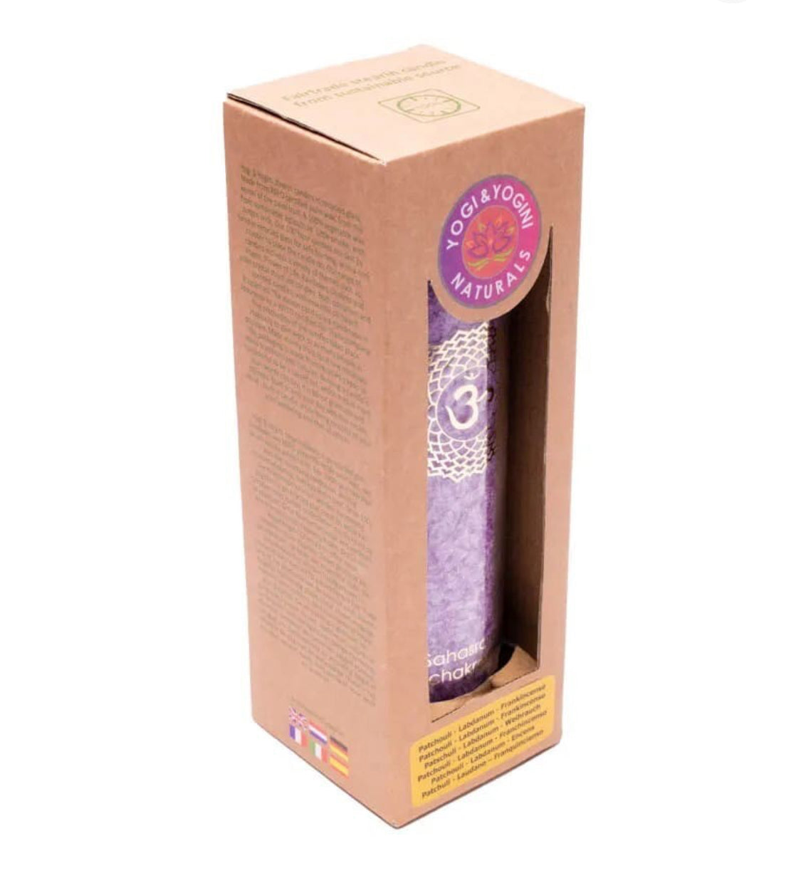Aromatic Candle Stearin 7th Chakra - (100 Hours)