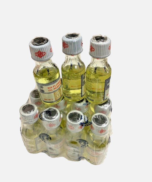 Six Flowers Spiritual Perfume Oil x 6 Bottles