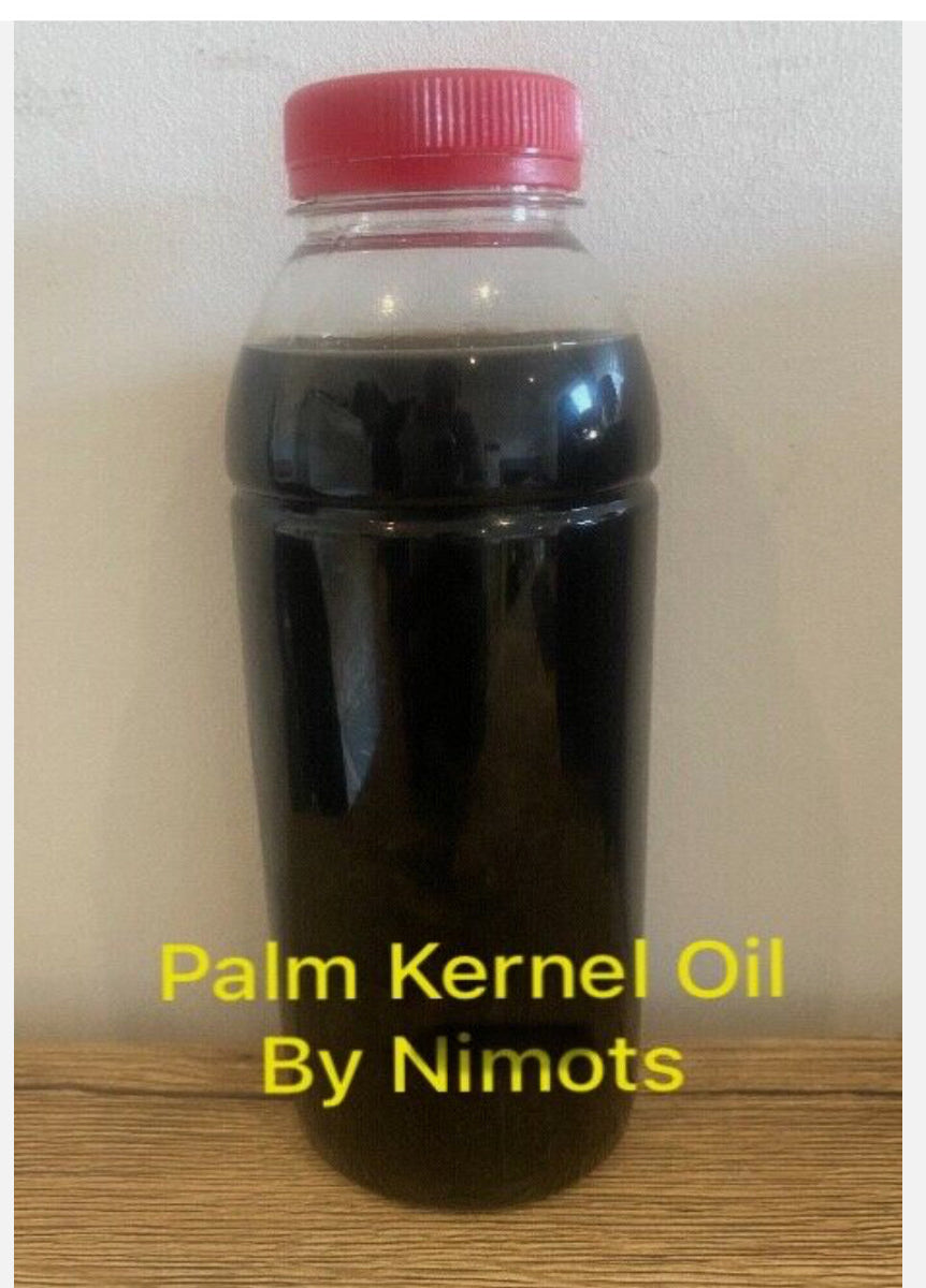 Organic Palm Kernel Oil Black Oil Adin Dudu Ude Aki 500 ml From Nigeria