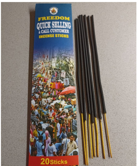 Freedom QUICK SELLING & CALL CUSTOMERS Incense Sticks - Pack of 20 Sticks