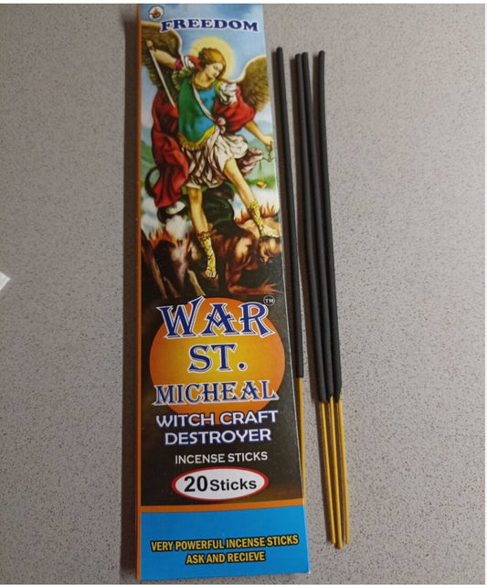 Freedom WAR ST. MICHEAL WITCH CRAFT DESTROYER Incense Sticks - 20 sticks